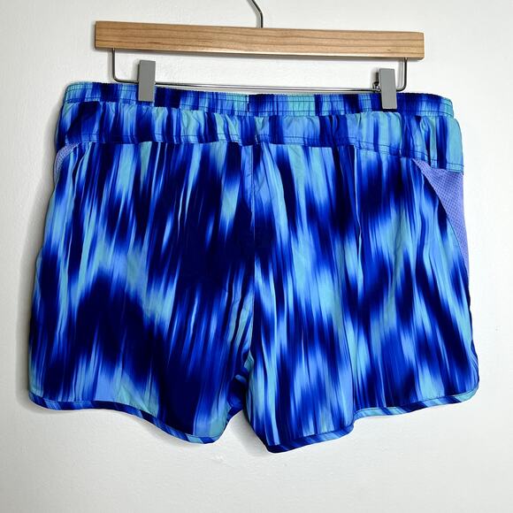 Old Navy Blue Patterned Athletic Shorts - Picture 2 of 6